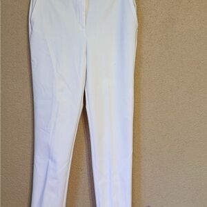 Rachel Zoe Crisp White Tailored Straight Pants